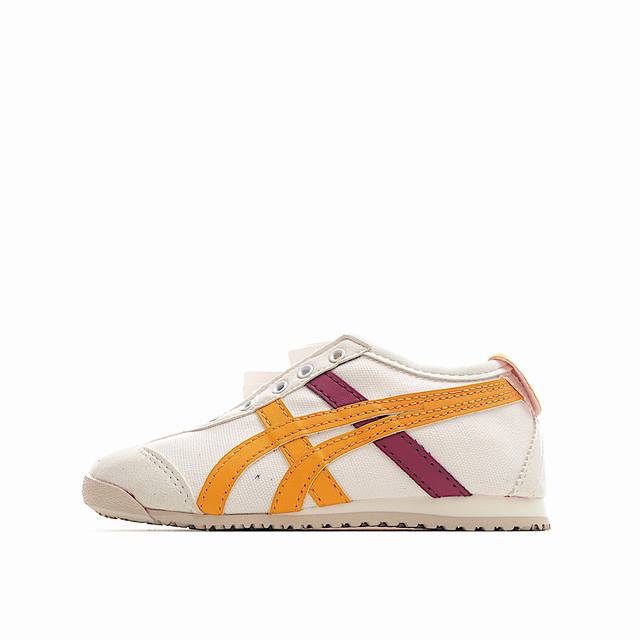 Asics children's canvas slip-on shoes Asics is very stylish. The canvas model is