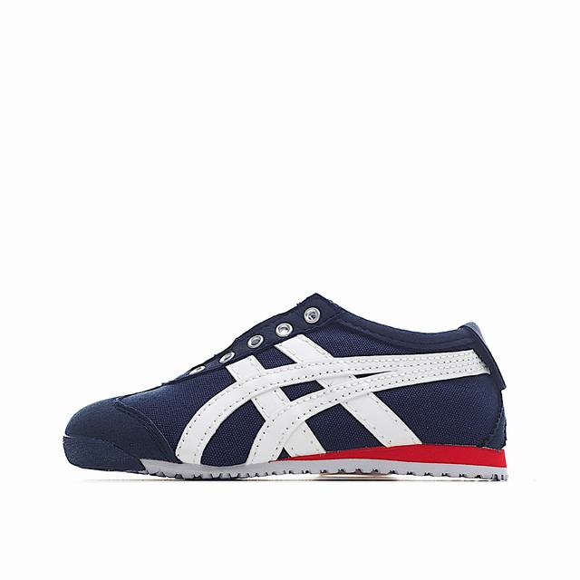 Asics children's canvas slip-on shoes Asics is very stylish. The canvas model is