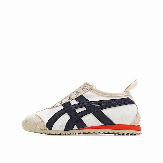 Asics children's canvas slip-on shoes Asics is very stylish. The canvas model is