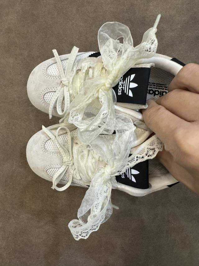 Ad Clover lace bow Dexun children's shoes size 26-37 Versatile and fashionable t