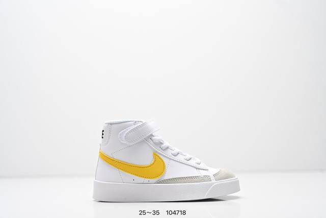 Children's shoes Nk Blazer Low'77 Jumbo Classic versatile low-top pioneer casua