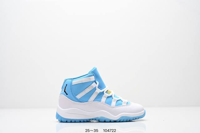 Children's shoes Air Jordan 11 "Concord" Aj11 high-top sports basketball shoes