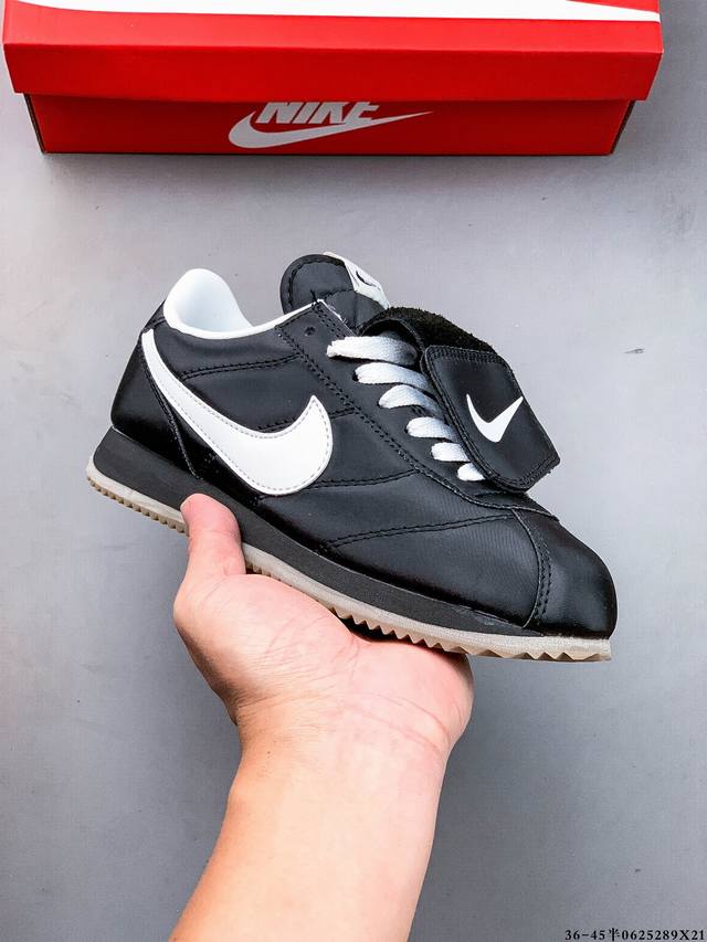 Company level! Nike Classic Cortez Nylon Forrest Gump Classic Casual Sports Sho