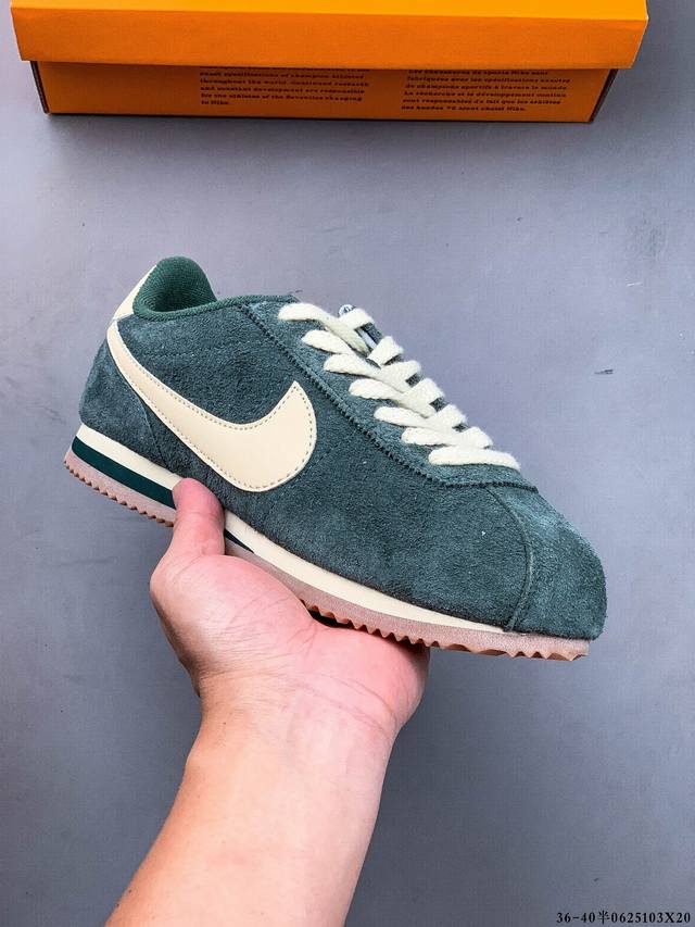 Company level! Nike Classic Cortez Nylon Forrest Gump Classic Casual Sports Sho