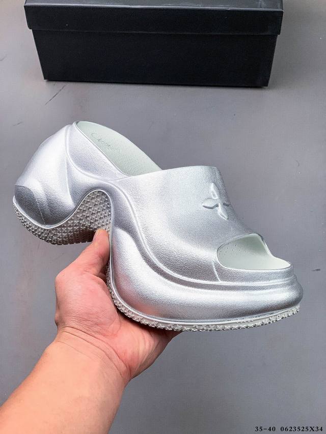 Company level! Smfk Compass thick-soled height-enhancing sports casual slippers