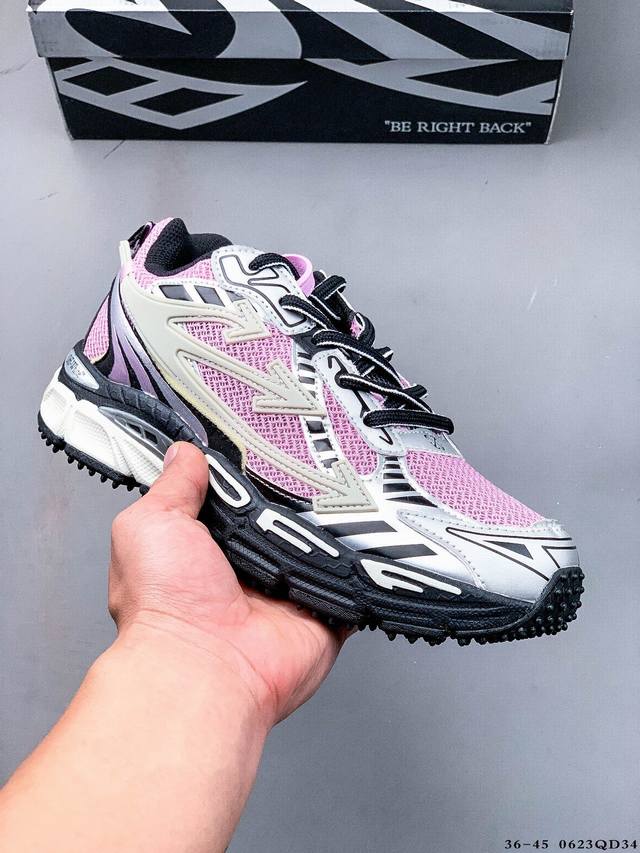Off-White Unisex Ow Be Right Back Casual Sneakers The new Be Right Back sneakers