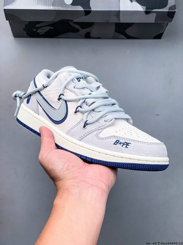 Company-level first layer! Nike Air Jordan 1 Low Aj1 Joe 1 low-top trendy slow