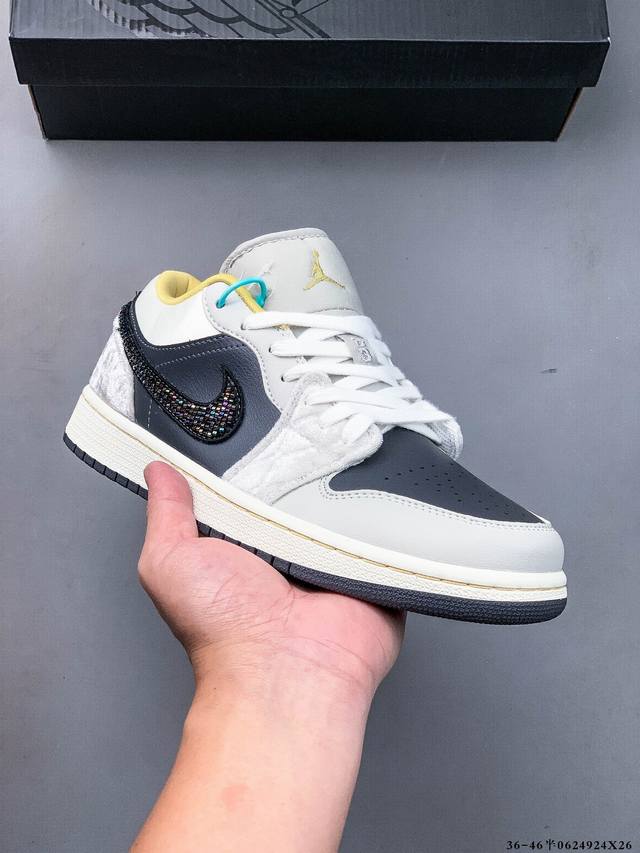 Company-level first layer! Nike Air Jordan 1 Low Aj1 Jordan 1 low-top trendy sp