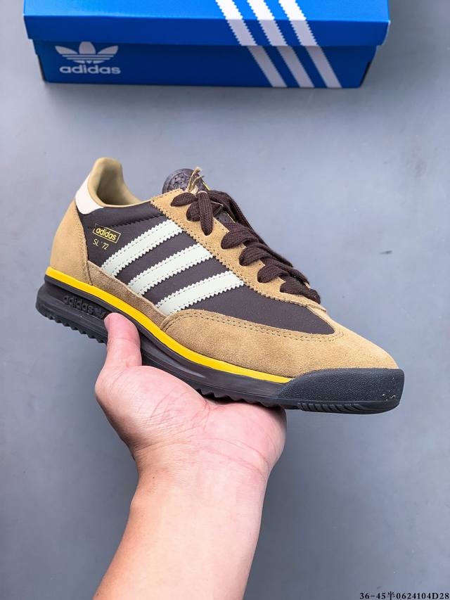 Company level! Adidas Sl 72 Rs new reset version, this retro shoe is presented
