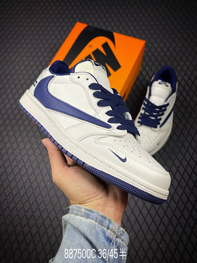 C Corporate Nike Air Jordan 1 X Travis Scott Aj1 Inverted Hook Joe One Inverted