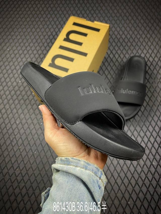 B Corporate-level 2025 new Lulu flip flops for men and women, same style for hom