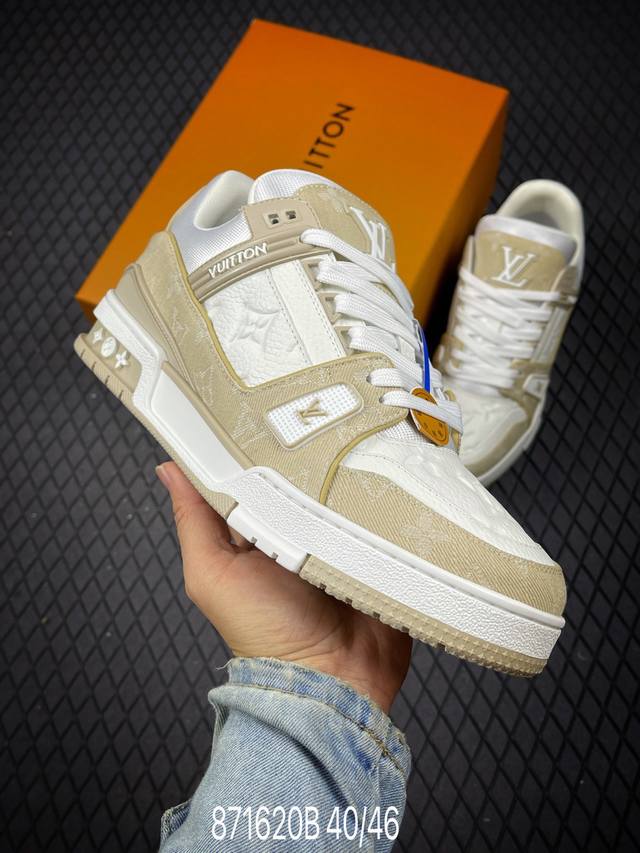 Best Price B Original 780 version Louis Vuitton Trainer 2.0 Sneaker Low Sports S