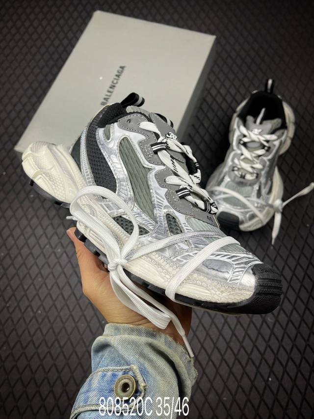 C Balenciaga 3Xl Sneakers Balenciaga 10th generation mesh lace-up low-top catwal