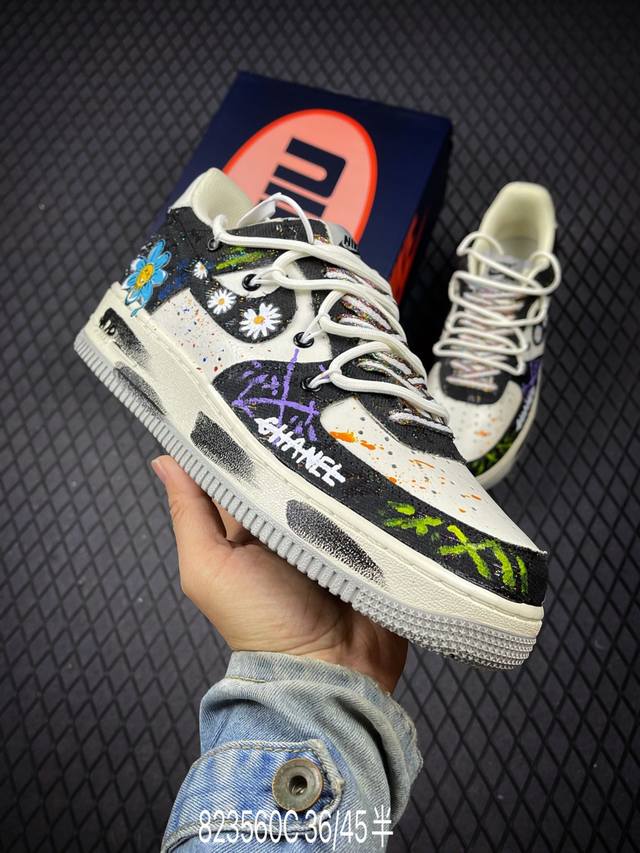 C Corporate-level Nike Air Force 1'07 Lv8 Original last and original cardboard t
