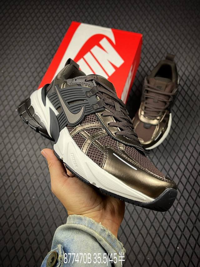 B Nike V2K Run shock-absorbing and non-slip retro low-top running shoes Fd0736-0