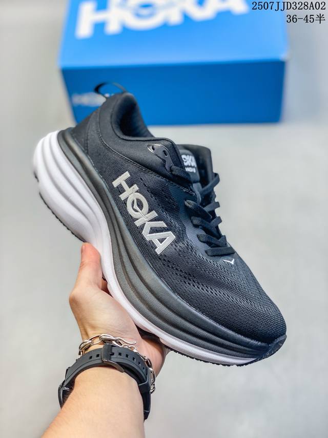 Hoka One One W Bondi 8 Low Top Running ShoesThe Bondi takes a bold step forward