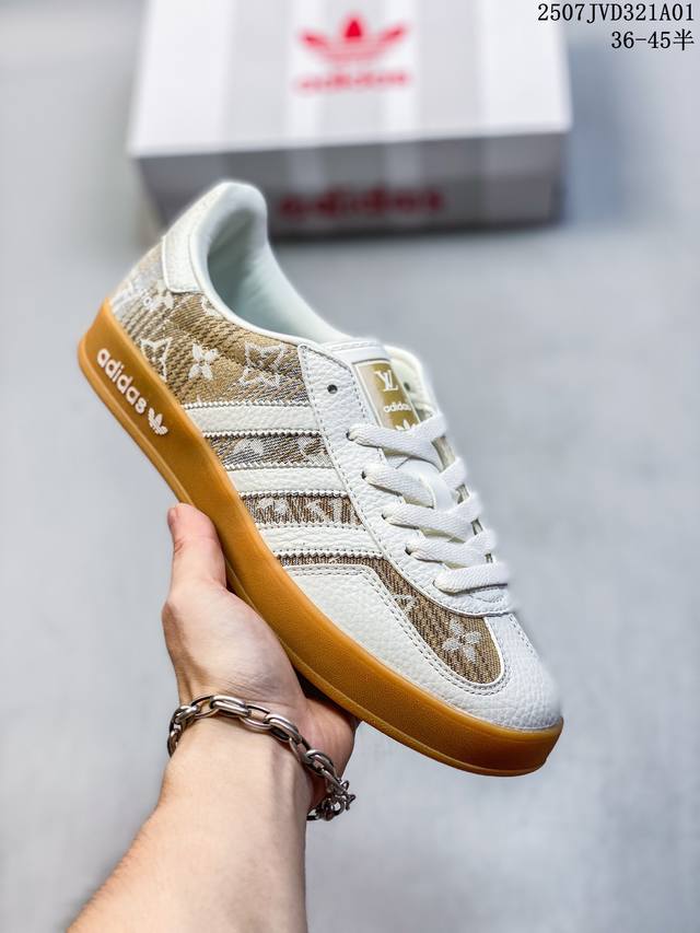 Adidas Dexun Shoes "Lv Joint-Blue Gray Denim" high-end customized factory pure o