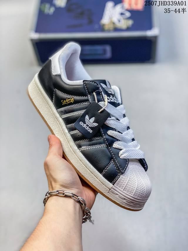 Adidas Adidas Originals Superstar non-slip wear-resistant lightweight breathabl