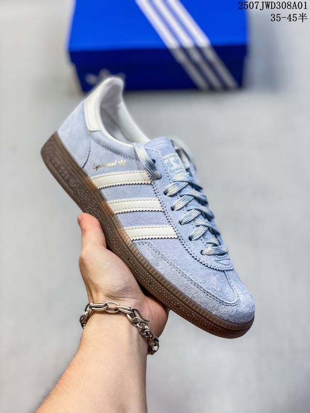 Company-level Adidas Handball Spezial Adidas classic retro casual sneakers Offi