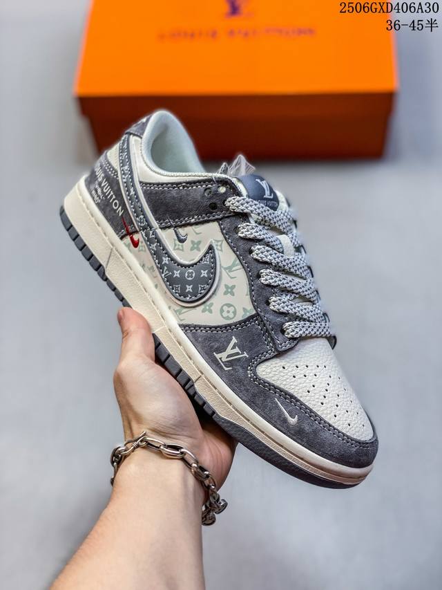 Overseas hit limited sale! Company-level Nike Sb Dunk Low "Lv joint-three hooks