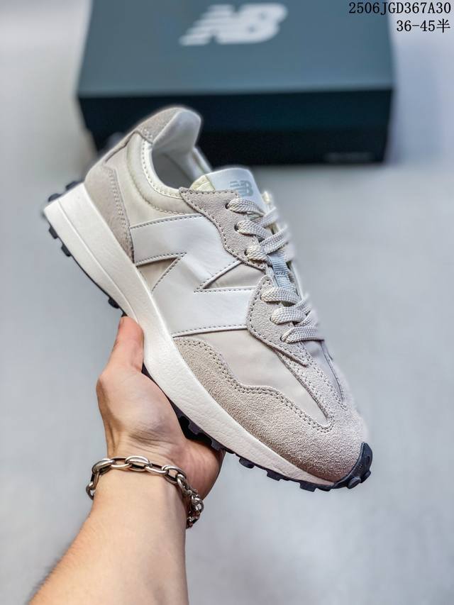 Corporate-level New Balance Ms327 Retro casual sports jogging shoes perfect det
