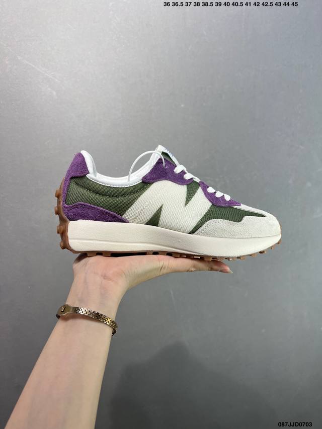 New Balance Nb327 Series Leather Retro Casual Sports Jogging Shoes Ws327Ra The