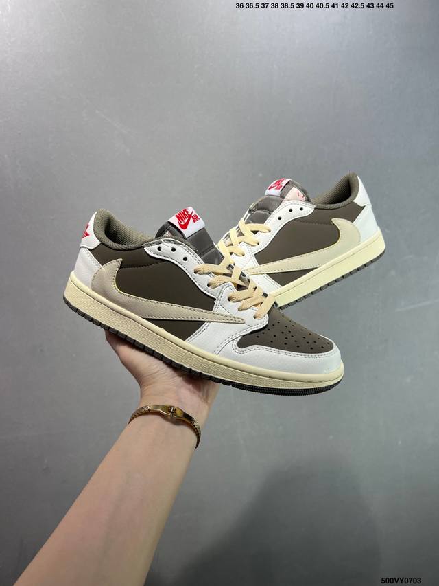 Special Price Aj1 Travis Scott X Air Jordan 1 "Reverse Mocha" Aj1 Joe 1 Ts Light