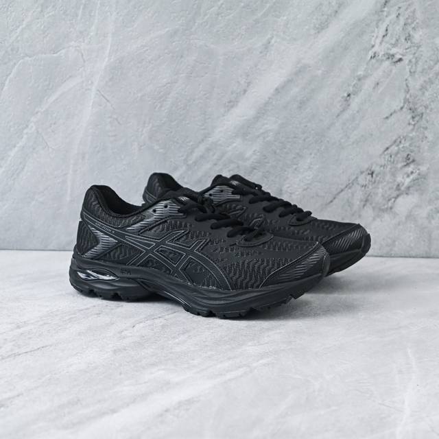 B version ASICS Gel-Fiux4 Black ASICS shock-absorbing and non-slip sports runnin