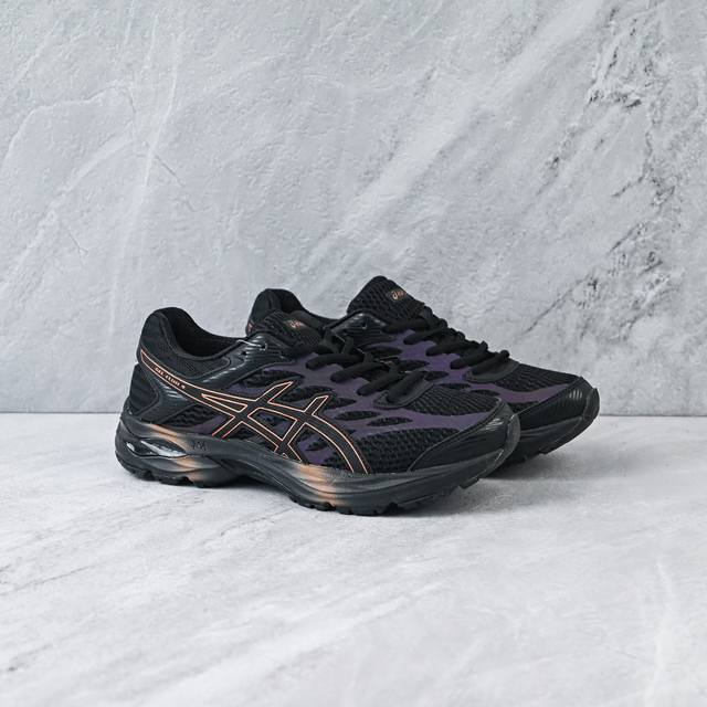 B version ASICS Gel-Fiux4 Khakilan ASICS shock-absorbing and non-slip sports run