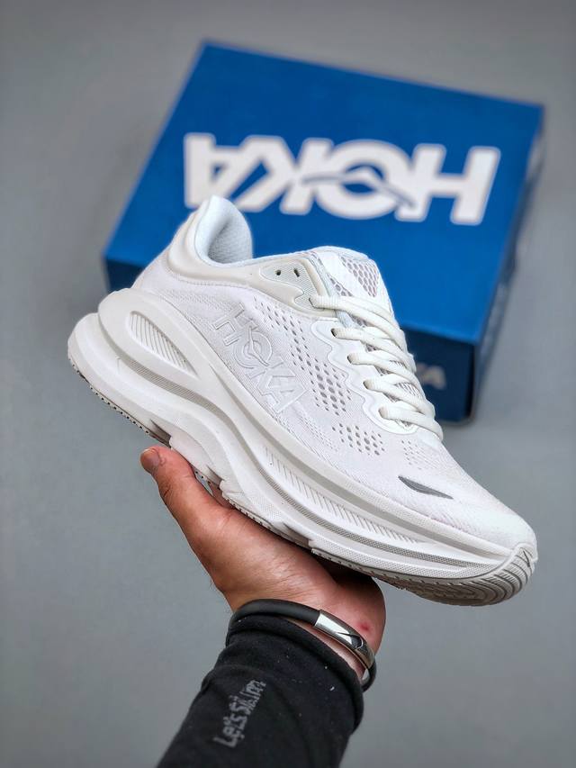 Hoka One One Bondi 9 Retro Comfort Non-slip Wear-resistant Low-top Mountain Outd