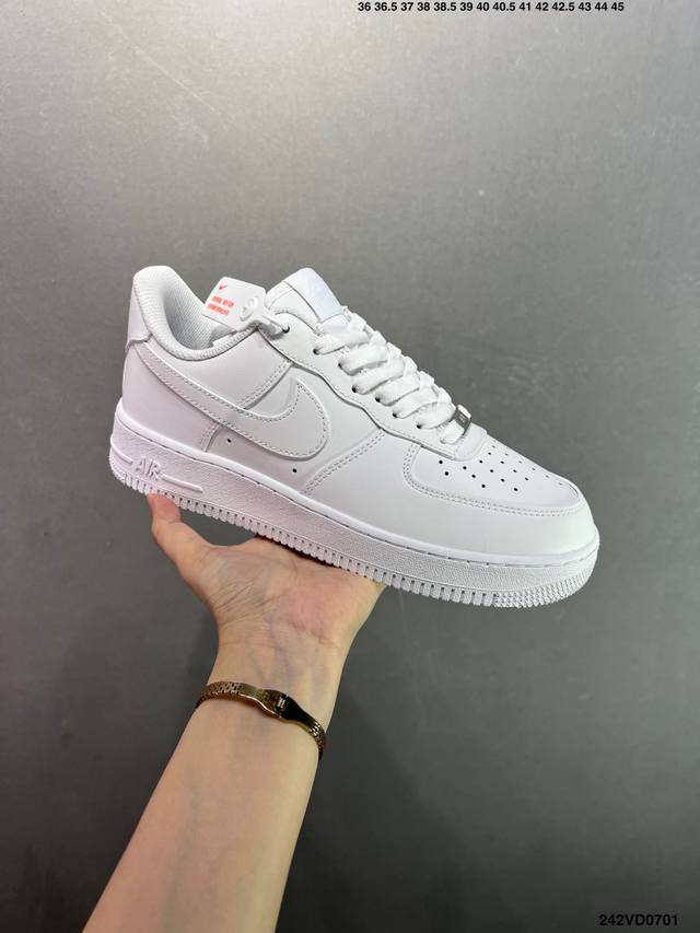 Nike Air Force 1 Low'07 Air Force One low-top casual sneakers customized leather
