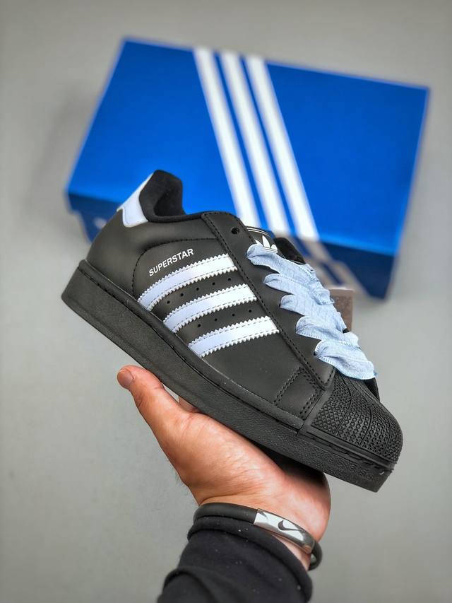 Ad Originals Superstar Ii Shell head uses a new top-layer stitching leather mate