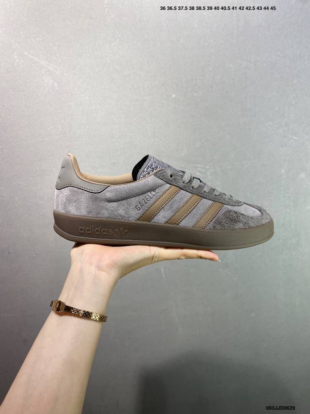 Adidas Originals Gazelle Indoor clover casual non-slip wear-resistant low-top sn