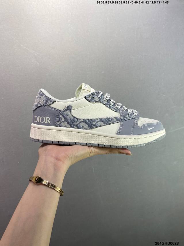 Corporate-level Nike Air Jordan 1 Low custom color Custom Aj joint-high-end cus