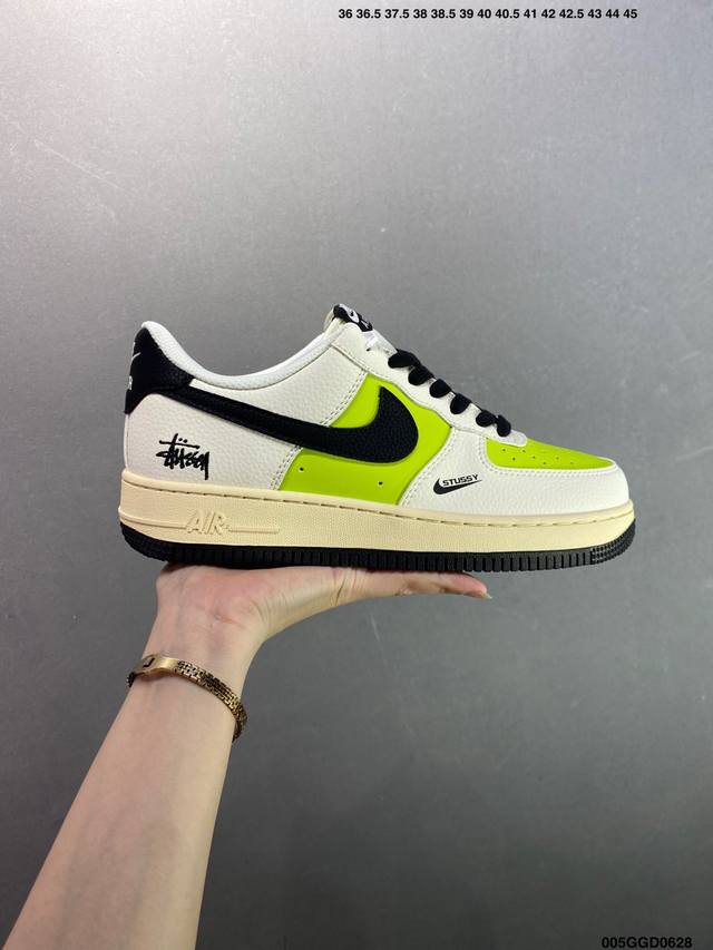 Company-level Nike Air Force 1 Low Stussy co-branded Original last and original