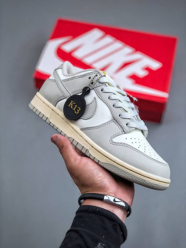 Welfare special price K13 version Nike Sb Dunk Low bone white pure original fac
