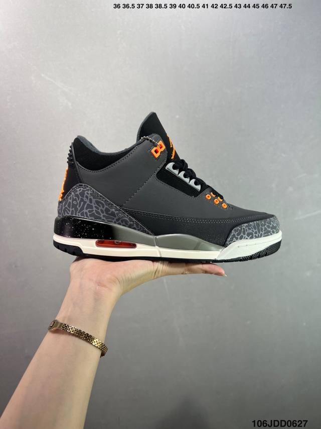 Air Jordan 3 Retro Aj3 Jordan 3 Retro casual sports culture basketball shoes. Th