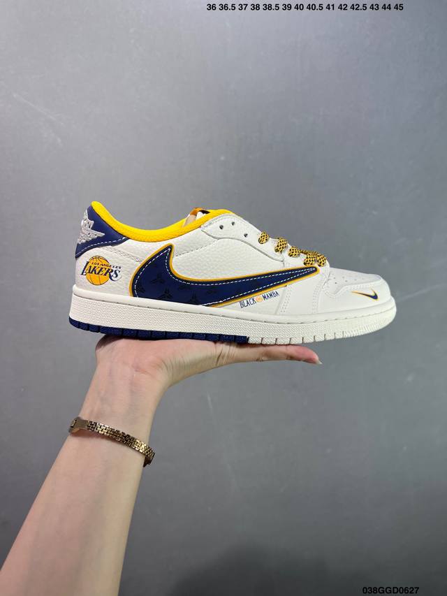 Company-level Air Jordan Aj1 Low series custom color matching Wg8850-012 Origin