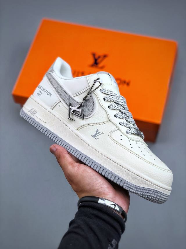 P version Nike Air Force 1 '07 Low "Lv joint-beige denim hook" Air Force One low