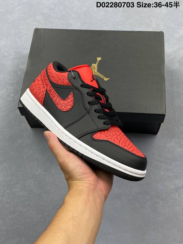 Nike Air Jordan 1 Low Aj1 Joe 1 low-top casual sneakers synchronized with the of