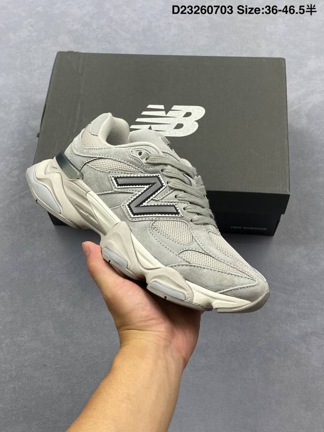 New Balance Nb9060 co-branded retro casual sports jogging shoes The shoe is insp