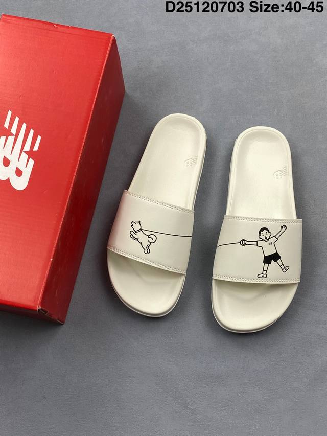 New Balance Nb Noritake co-branded girls' cute pet sports beach slippers Item n
