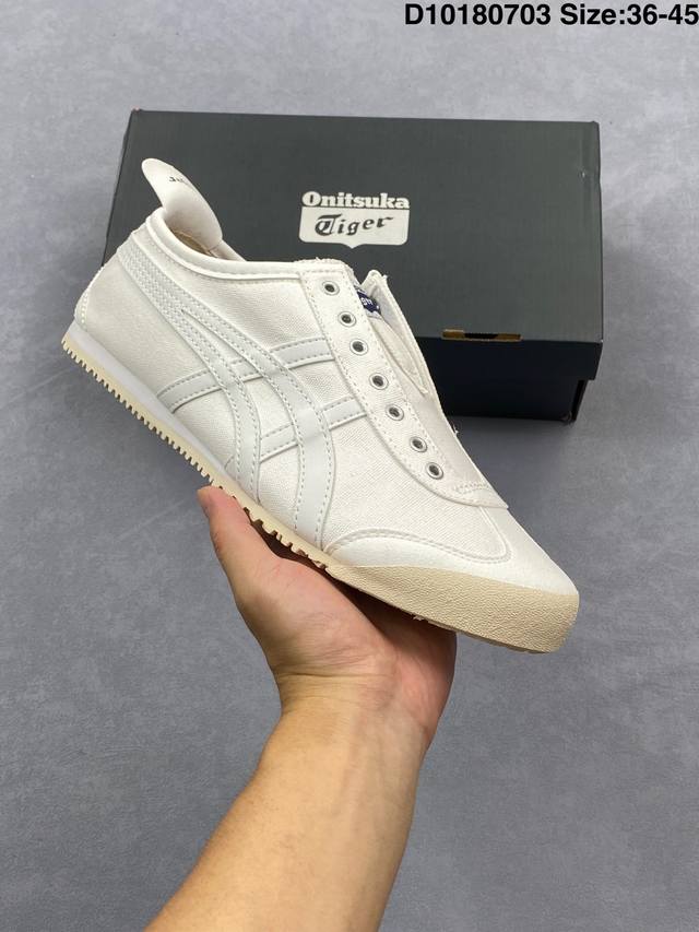 Corporate-level Onitsuka Tiger Mexico 66 Slip-On Low-top Summer Breathable Spor