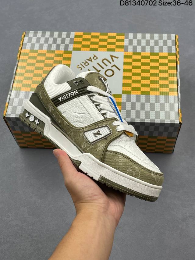 Lv Arch Light Sneaker Casual Sports Culture All-match Basketball Sneakers Size:
