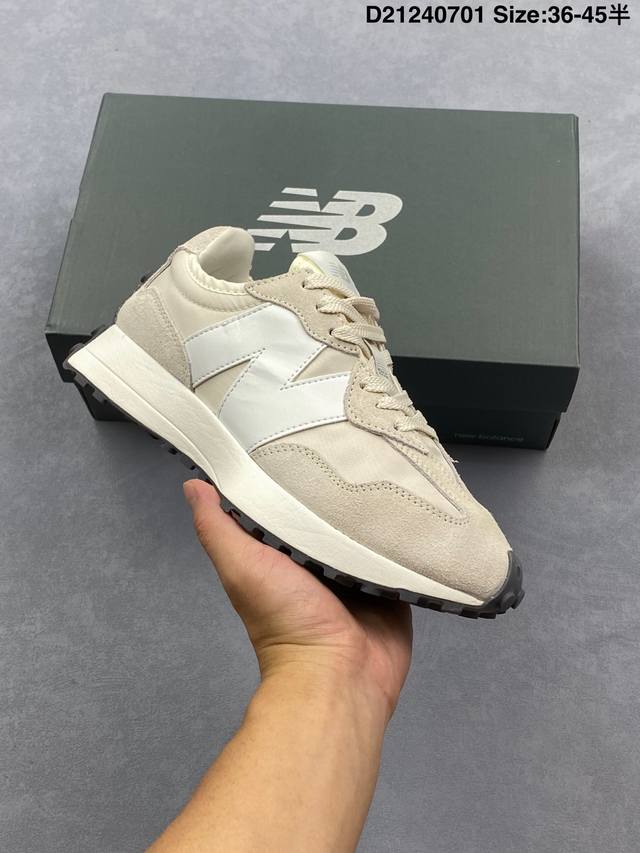 New Balance Ms327 retro casual sports jogging shoes are designed in a more pure