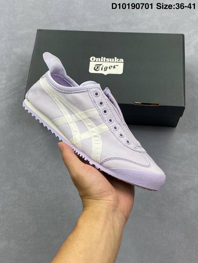 Corporate-level Onitsuka Tiger Mexico 66 Slip-On Low-top Summer Breathable Spor