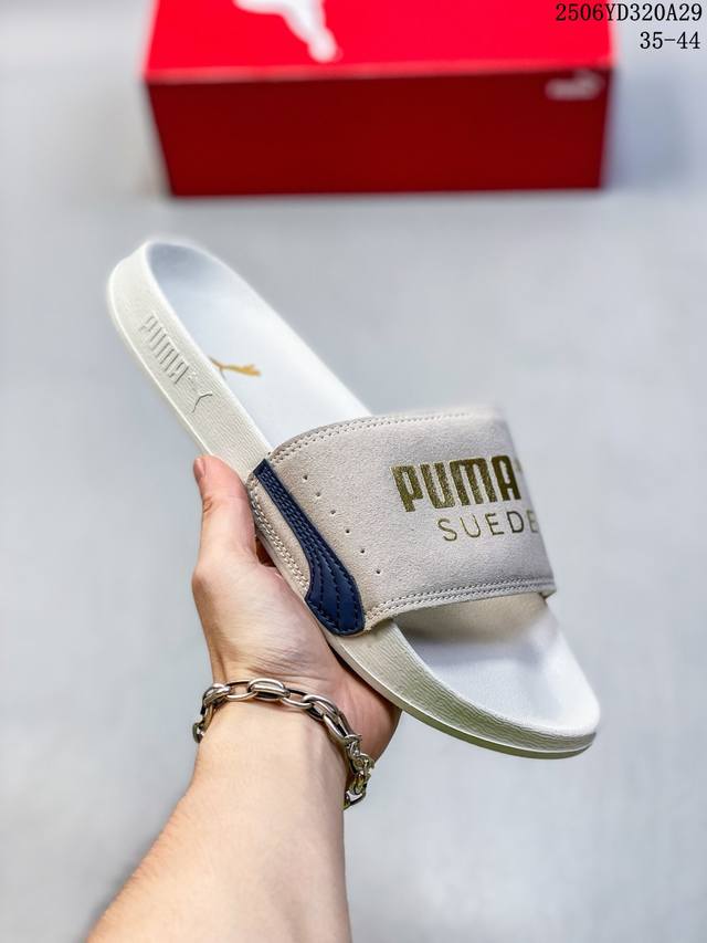 Puma Basket Platform Slippers New Men's and Women's Shoes, Flip Flops, Casual Sh