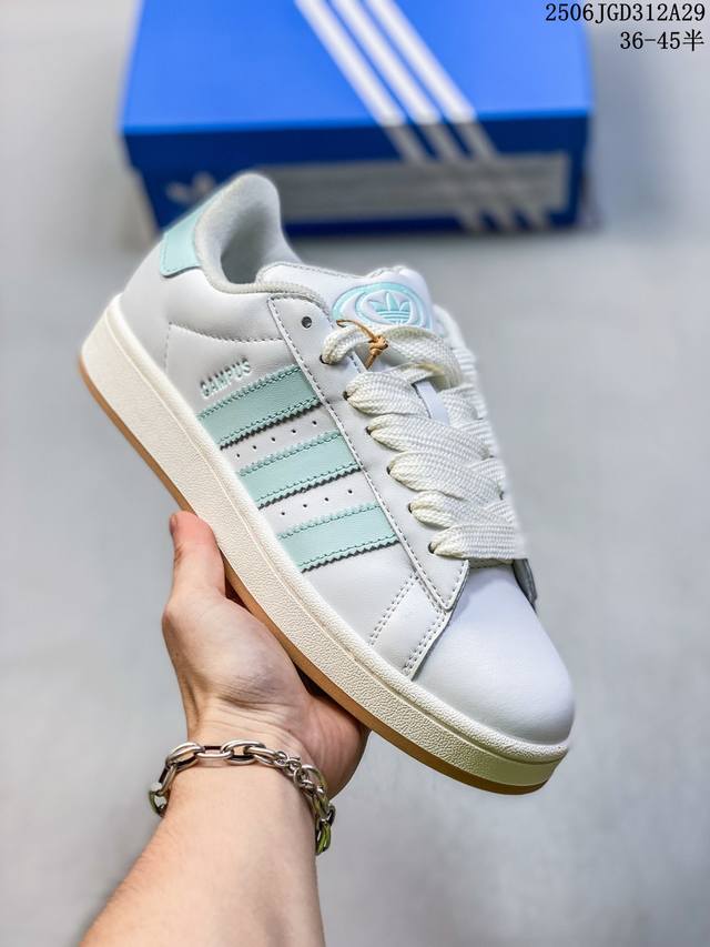 Company-level genuine label with half size! Adidas Campus 00S color-blocked ret