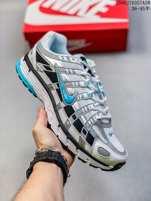 Nk P-6000 Series Low-top Retro Daddy Style Casual Sports Comfort Running Shoe Cd