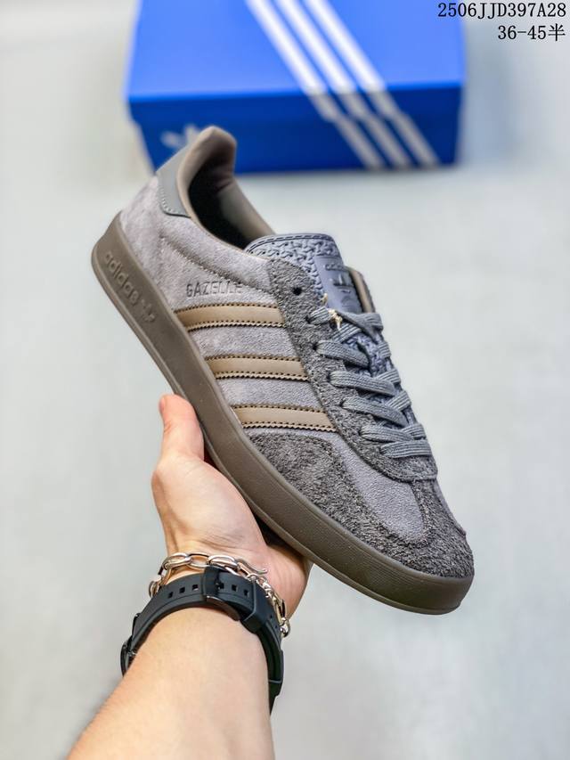 genuine label with half size Adidas Adidas Gazelle Indoor low-top sports casual